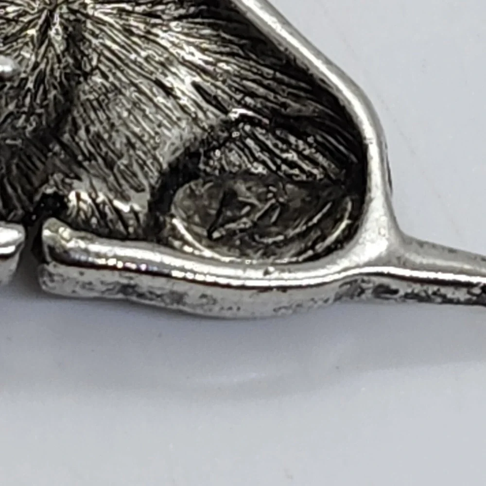 Scottish Terrier Scottie Dog Two Tone Puppy Mother Silver Gold Liz‎ Claiborne